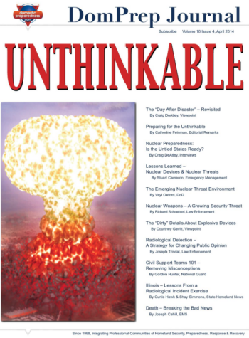 April 2014 journal cover Unthinkable