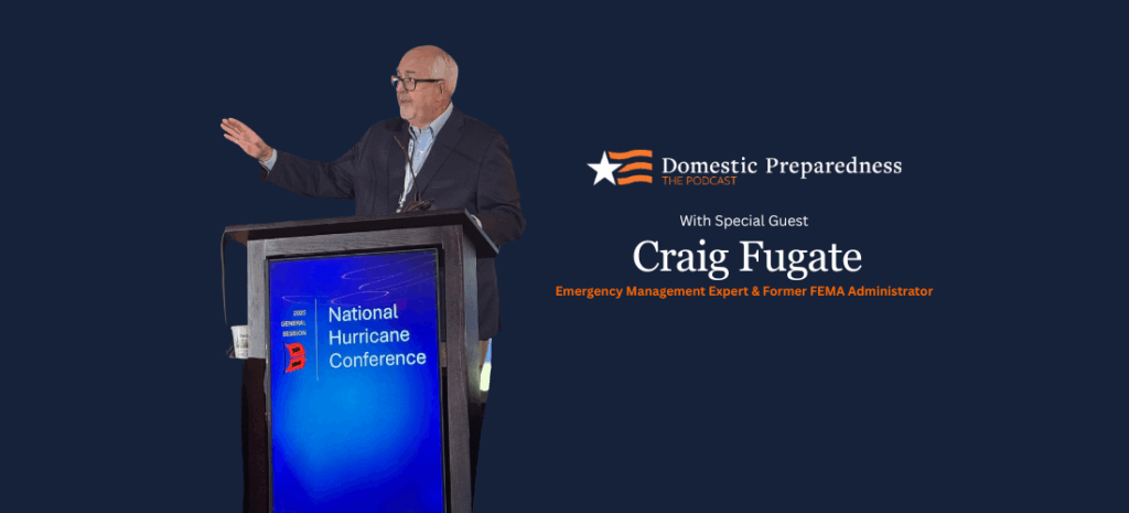 Craig Fugate presenting at a conference