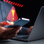 view at smart phone to check alert emergency or warning message. then make new plan and meeting.